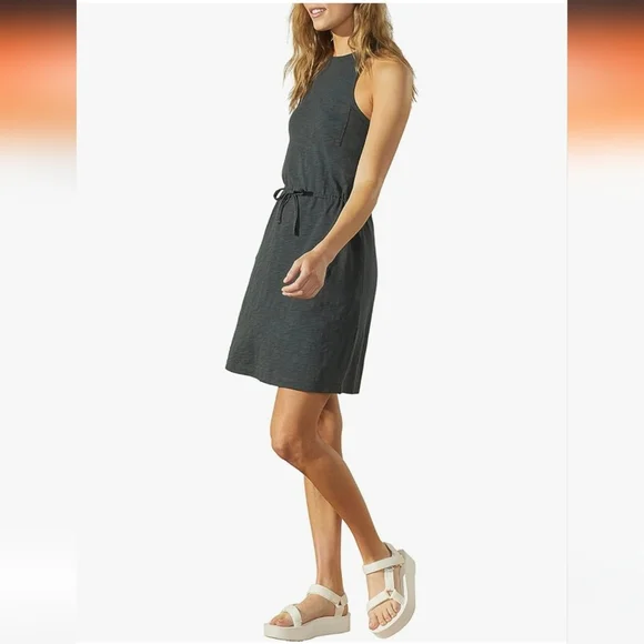 UpWest Comfortable Cotton Sleeveless Tank Charcoal Dress Athleisure Medium - Picture 2 of 12